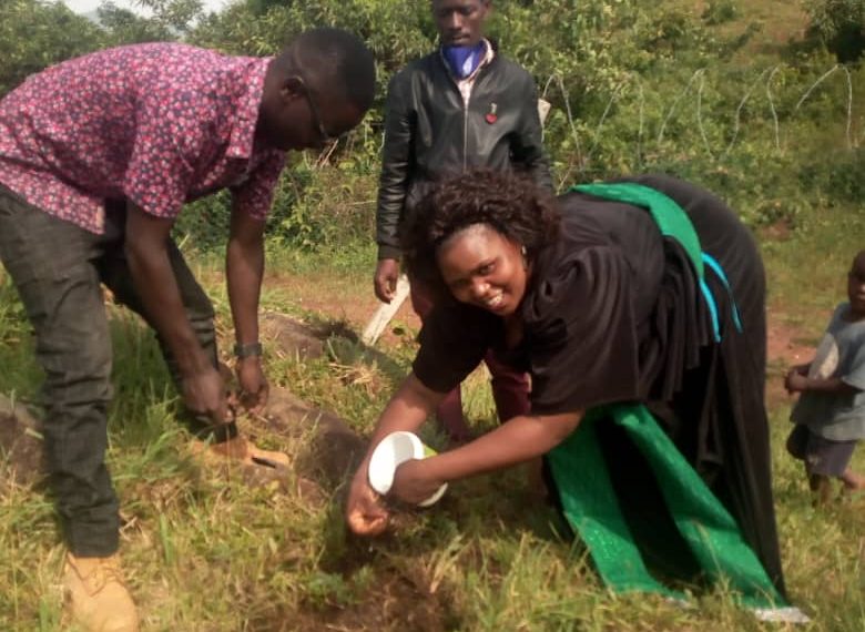 KIBOGA WOMAN MP GIVES TREE SEEDLINGS TO COMMUNITY GREEN RADIO AS THE WORLD MARKS WORLD ENVIRONMENT DAY